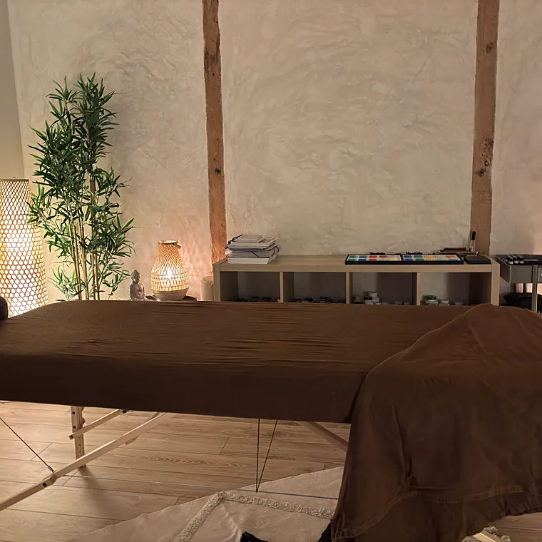 La table de massage, vue large